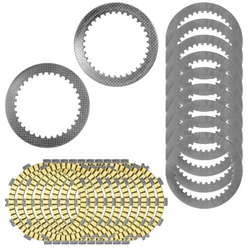 Clutch Friction Steel Plates Kit for Kawasaki Z1000 ZR1000 2003 2004 2005 - 2009