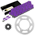 Drive Chain & Sprockets Kit for Yamaha YZ250F YZ 250F 2001- 2004 Purple