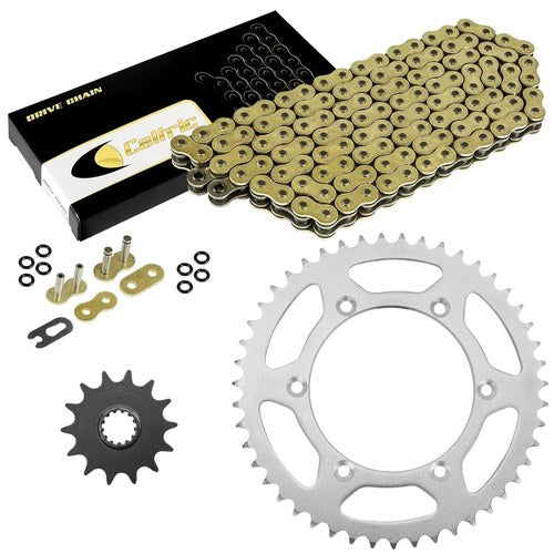 Golden O-Ring Drive Chain & Sprocket Kit for Suzuki DR-Z400E 2000-2007