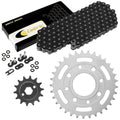 Black O-Ring Drive Chain & Sprockets Kit for Honda CB250 Nighthawk 250 1991-08