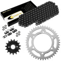 O-Ring Drive Chain & Sprockets Kit fits Kawasaki KL250 KLR250 1984-2005 Black