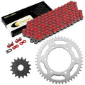 Red Drive Chain And Sprocket Kit for Suzuki GSX-R600 1998 1999 2000