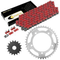 Red Drive Chain And Sprocket Kit for Suzuki GSX-S750 GSX-S750Z 2015 2016