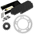 Black O-Ring Drive Chain & Sprockets Kit for Honda VTR1000F Superhawk 1998-2005