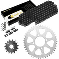 Black O-Ring Drive Chain & Sprocket Kit for Kawasaki KZ440 Ltd 440 1980-1985
