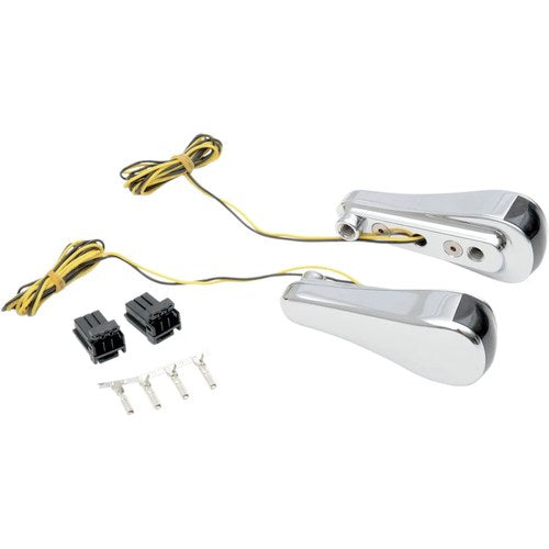 Alloy Art LED Front Turn Signals - Smooth - Chrome | RGFS1-1