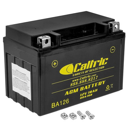 Agm Battery YT12A-BS for Aprilia Tuono V4 1000 1100 / 12V 10AH Cca 160 / 639792