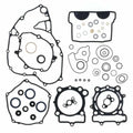 Athena Complete Gasket Kit W/Oil Seals Kaw | P