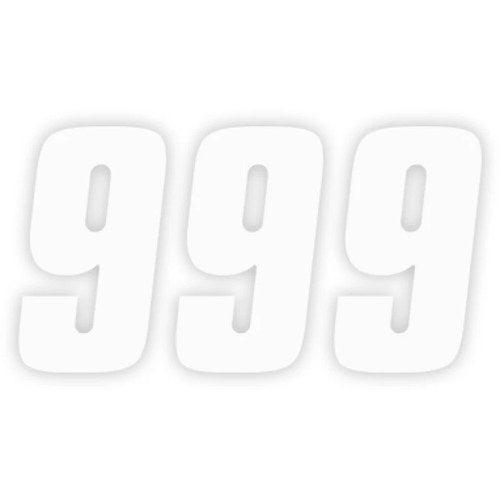 Factory Effex FX Factory Number 9 - White - 4" | 08-90019