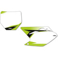 Factory Effex Graphic Number Plates - White - KX450F | 12-64136