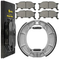 Front Brake Pads & Rear Shoes for Yamaha XV1100 Virago 1100 1999