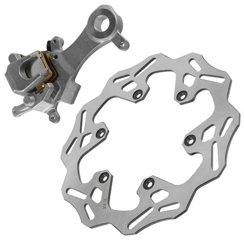 Caltric Rear Brake Caliper w/ Brake Rotor for Yamaha YZ250F 2009 2010 2011-2018