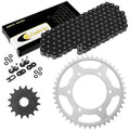 Black O-Ring Drive Chain & Sprockets Kit for Suzuki GSX-R750 GSXR750 2011-2016