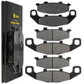 Brake Pads for Kawasaki ZR550 Zephyr 1991-1993 Front Rear Motorcycle Pads