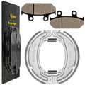 Front Brake Pads & Rear Brake Shoes for Honda CM250 CD250U CM250cc 1982-85 1988