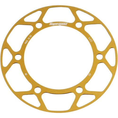 Supersprox Rear Edge Sprocket Color Disk Alu 43T-525 Gold | RACD-480-43-GLD