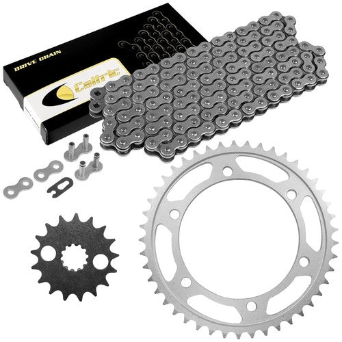 Drive Chain & Sprockets Kit for Kawasaki ZX1100D Ninja ZX-11 1993-2001