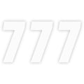 Factory Effex FX Factory Number 7 - White - 4" | 08-90017
