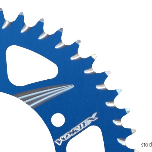 Honda 2004-2022 CBR1000RR Vortex CAT5 Aluminum 520 Rear Sprocket 40 Tooth Blue