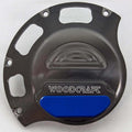 Ducati 2011-2013 Monster 796 Woodcraft Clutch Cover Protector - Blue Plate