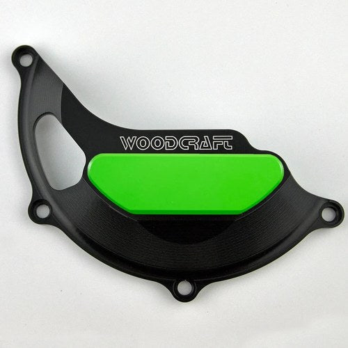 KTM 2018-2020 790 Duke Woodcraft Lhs Engine Stator Cover Protector - Green Plate