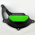 KTM 2020-2024 890 Duke Woodcraft Lhs Engine Stator Cover Protector - Green Plate