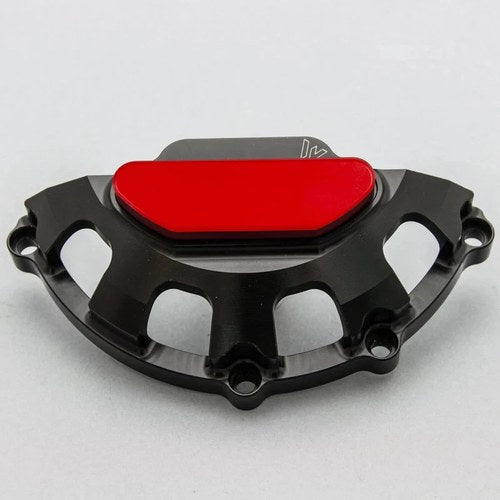 Triumph 2020-2023 765 Daytona Moto 2 Woodcraft Stator Cover Protector - Red Pad