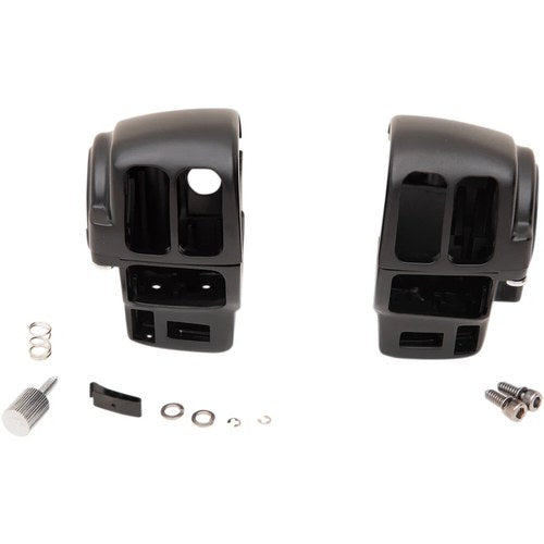 Drag Specialties Matte Black Radio/Cruise Switch Housing '96 - '07 | 07-0531ABMB