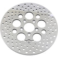 Drag Specialties Drilled Brake Rotor - Rear - 11.8" - Touring | B06-0189ASP