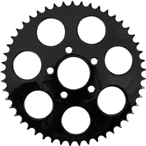 Harley Davidson Big Twin 00-13 Harddrive Gloss Black Rear Sprocket 49T Dished