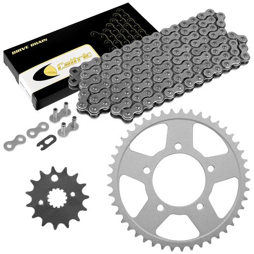 Drive Chain & Sprockets For Suzuki GSX750F Katana 750 1999-06 530 Pitch 116 Link