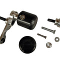 Kawasaki 2008-2010 ZX10R Woodcraft Racing Frame Slider Kit - Short Black Pucks