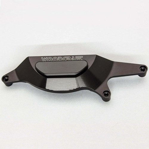 Kawasaki 2024-2025 Ninja 500 Woodcraft Rhs Clutch Cover Protector - Black Plate