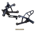 Kawasaki 2019-2026 Ninja ZX6R Woodcraft Racing Rearsets / Footpegs -STANDARD Kit