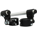 Woodcraft Racing 39mm 3 Piece Clipon Handlebar Kit With 2" Inch Rise - Silver