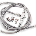 Harley Davidson 2010-2013 Road Glide Custom Gbrakes Braided Front Brake Line Kit