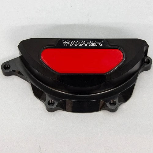 Yamaha 2025 R9 Woodcraft Engine Stator Cover Protector - Red Plate