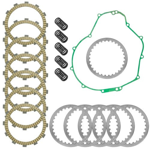 Clutch Friction Steel Plates Spring Gasket Kit for Kawasaki ER-6N ER650 2006-08
