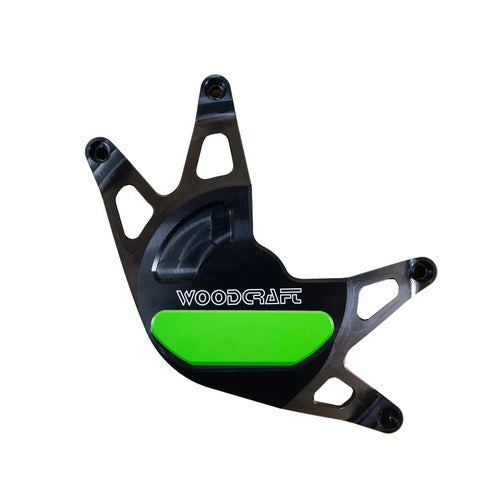 Yamaha 2025 Yzf - R9 Woodcraft Clutch Cover Engine Protector - Green Plate