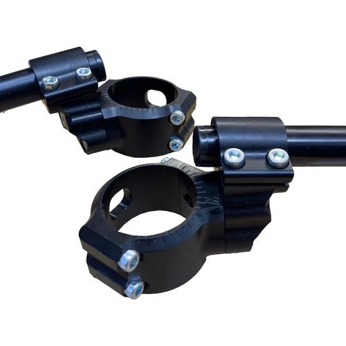 2025 Yamaha R9 Woodcraft Clipon Handlebar Kit - 50mm + 1.5" Rise Zero Offset