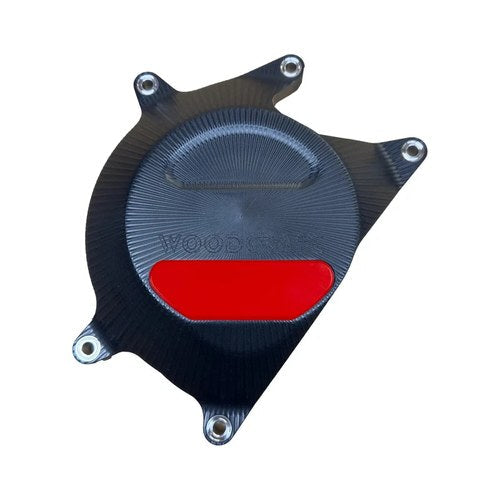 Aprilia 2024-2025 RS457 Woodcraft Rhs Clutch Cover Engine Protector - Red Plate