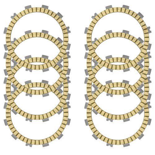 Caltric Clutch Friction Plates for Kawasaki 13088-0608 13088-0609 13088-0610