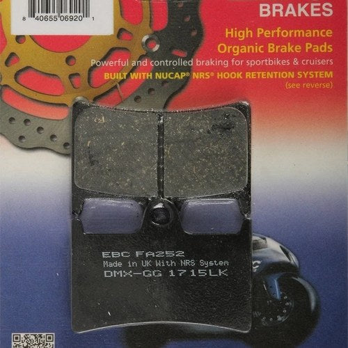 Ebc Organic Brake Pads FA252