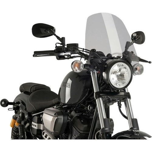 Yamaha 2014-2021 XVS95 Volt Puig Windscreen Naked New Gen Touring Smoke