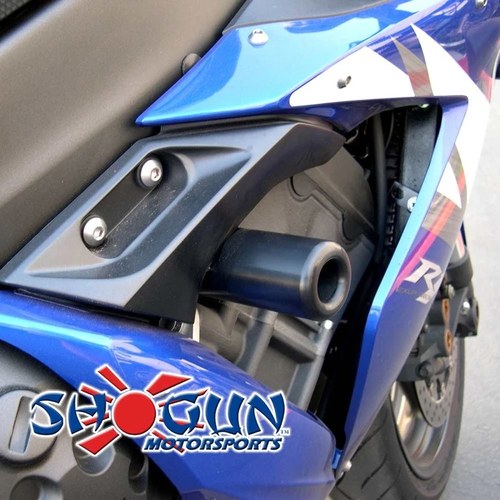 Yamaha R1 2004-2006 Shogun Standard Black No Cut Frame Sliders