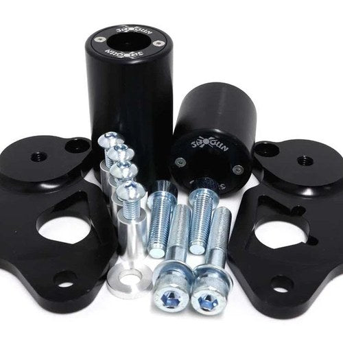Suzuki GSXR600 06-07 GSXR750 06-07 Shogun P2A Frame Sliders NO Cut Black