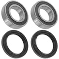Front Wheel Ball Bearing And Seals Kit for Kawasaki Mule 3010 KAF620 Trans 4X4