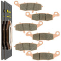 Front And Rear Brake Pads for Kawasaki ZR-7S ZR7S ZR750 ZR 750 2000-2005