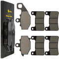Front & Rear Brake Pads for Kawasaki ZR1000 Z1000 2010 2011 2012 2013-2016