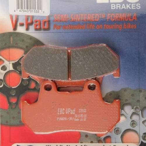 Ebc Semi-Sintered V Brake Pads FA69/3V